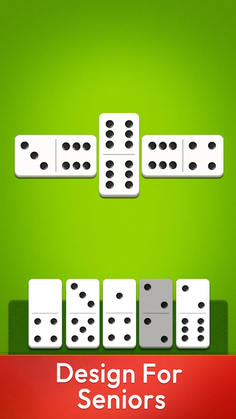 Arcadia Dominoes for Seniors - Gameplay image of android game