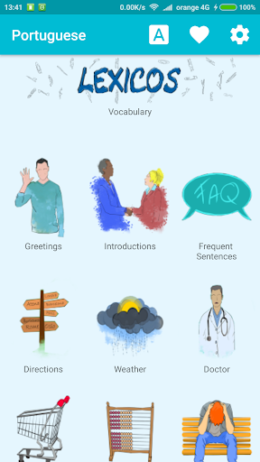 Learn Portuguese - Image screenshot of android app