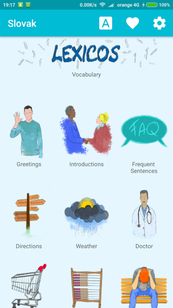 Learn Slovak - Image screenshot of android app