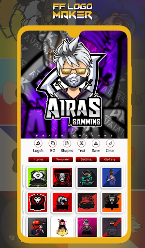 FF Logo Maker - Create Esport & Gaming Logo - عکس برنامه موبایلی اندروید