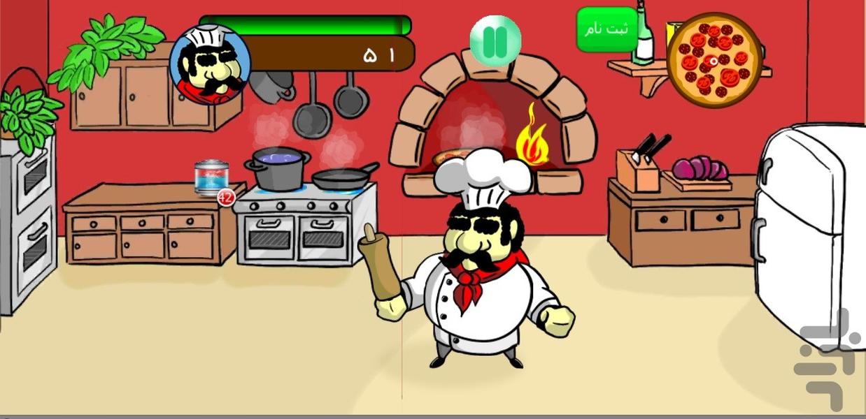 شورش پیتزا - Gameplay image of android game