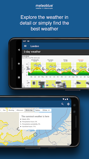 meteoblue weather & maps - Image screenshot of android app