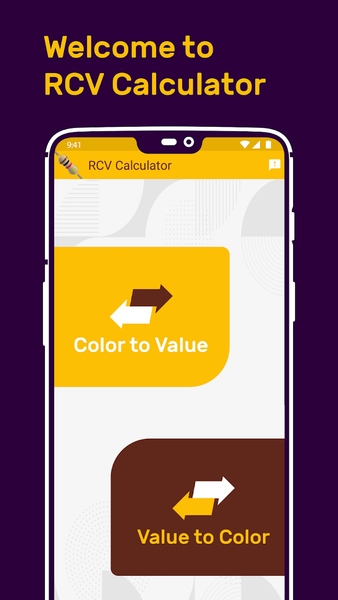 Resistor Color Code Calculator - Image screenshot of android app