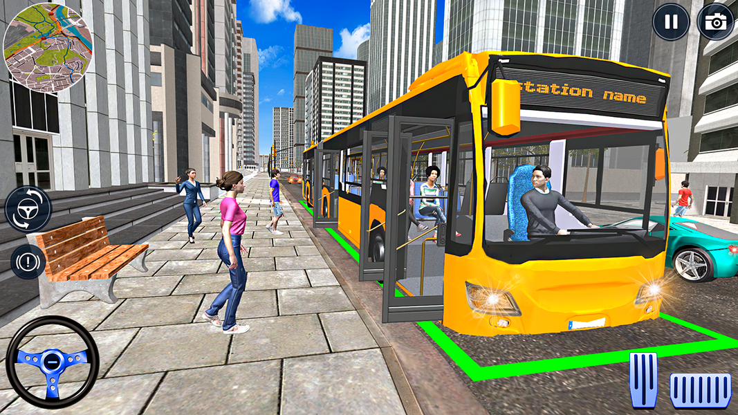 Metro Bus Taxi Driving Games - عکس بازی موبایلی اندروید
