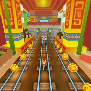 Subway train runner 2 - عکس بازی موبایلی اندروید