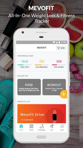 Lose Weight Fast: Healthy Diet & Workouts: MevoFit - Image screenshot of android app