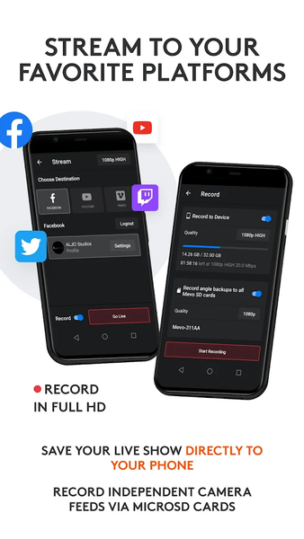 Mevo Studio - عکس برنامه موبایلی اندروید