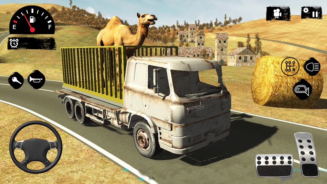 Animal Cargo Transport Game 3D - Gameplay image of android game