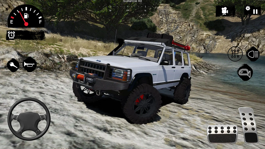 Uphill G Wagon Game Simulator - Gameplay image of android game