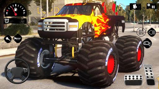 Hillock Monster Truck Driving - عکس بازی موبایلی اندروید