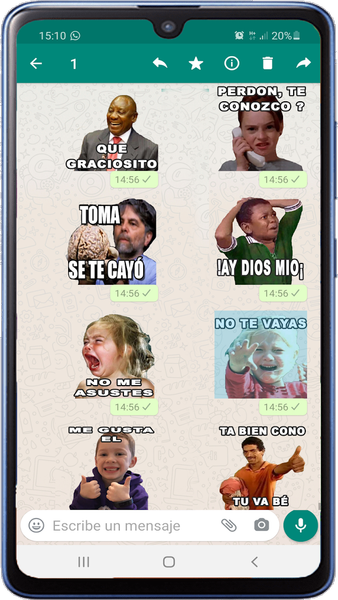 Memes with phrases Stickers - عکس برنامه موبایلی اندروید