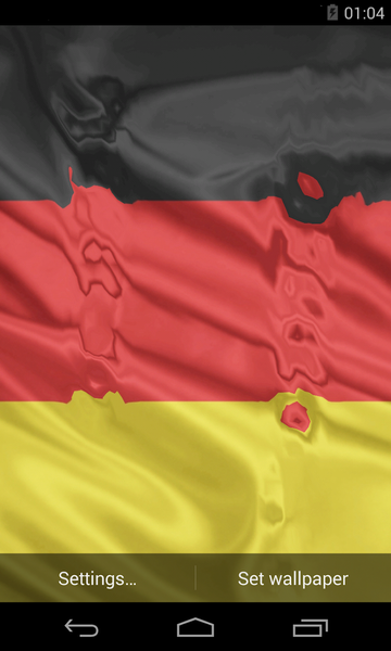 Flag of Germany Live Wallpaper - Image screenshot of android app