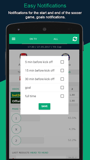 Soccer Live on TV - Image screenshot of android app