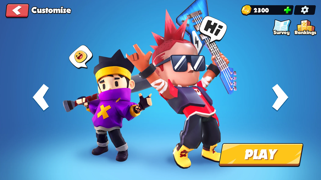 Clash Guys: Hit the Ball - Gameplay image of android game