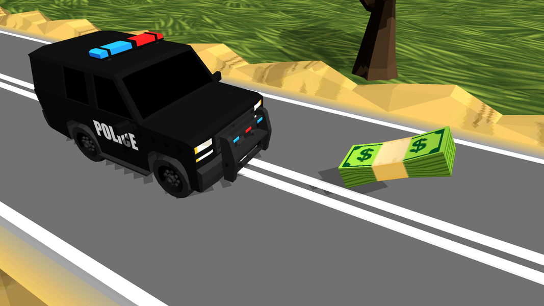 Blocky Police: Tap Chase 3D - عکس برنامه موبایلی اندروید