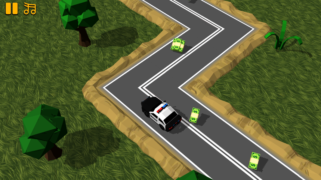 Blocky Police: Tap Chase 3D - عکس برنامه موبایلی اندروید