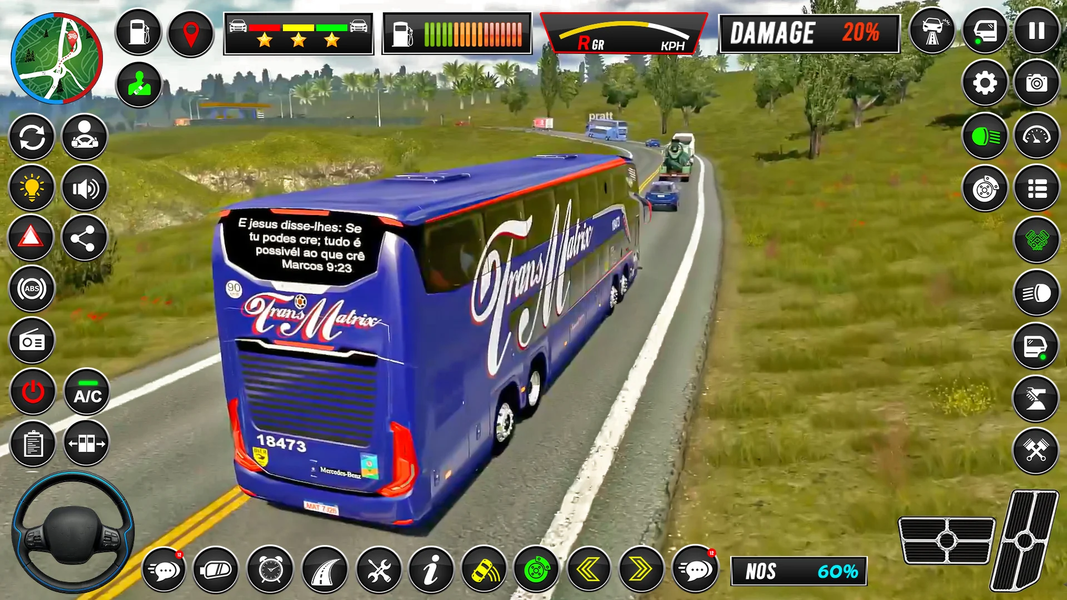 City Driving Sim Bus Game ۳d - عکس بازی موبایلی اندروید