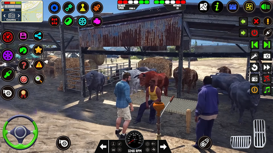 Cargo Animal Truck Driving 3D - Gameplay image of android game