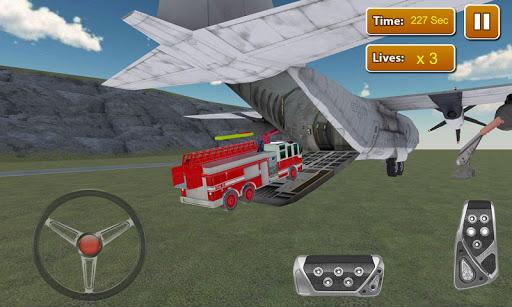 Firefighter Car Transporter 3D - عکس بازی موبایلی اندروید