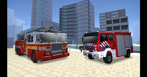 Fire Truck Simulator ۲۰۱۶ - عکس بازی موبایلی اندروید