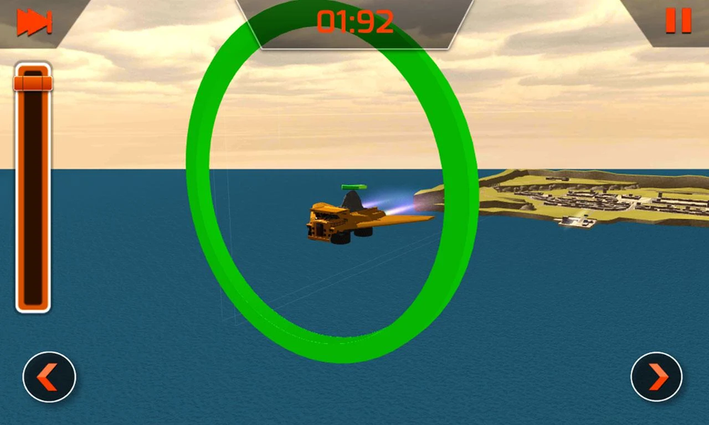 Flying Dump Truck Simulator - عکس بازی موبایلی اندروید