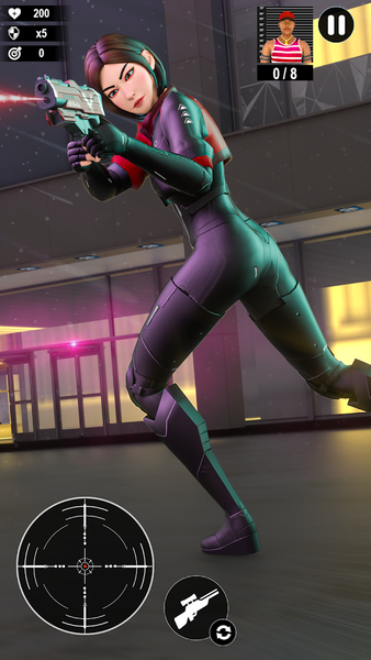 Silent Shooter! Hitman Sniper - Gameplay image of android game