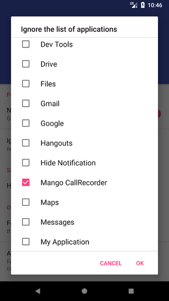 Hide Notification - Image screenshot of android app