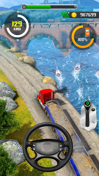 Offroad Truck Runner Game Sim - عکس بازی موبایلی اندروید