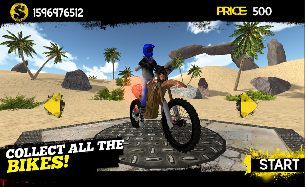 Off Road Dirt Bike: Race Rally - Gameplay image of android game