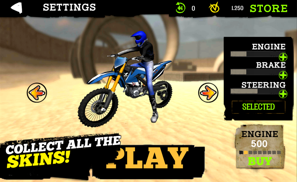 Off Road Dirt Bike: Race Rally - Gameplay image of android game