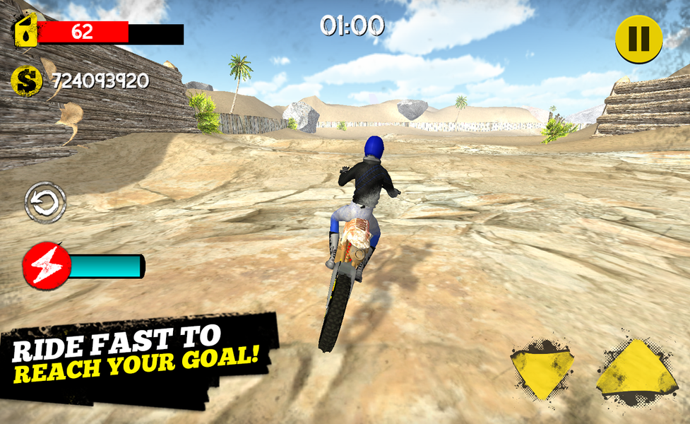 Off Road Dirt Bike: Race Rally - Gameplay image of android game