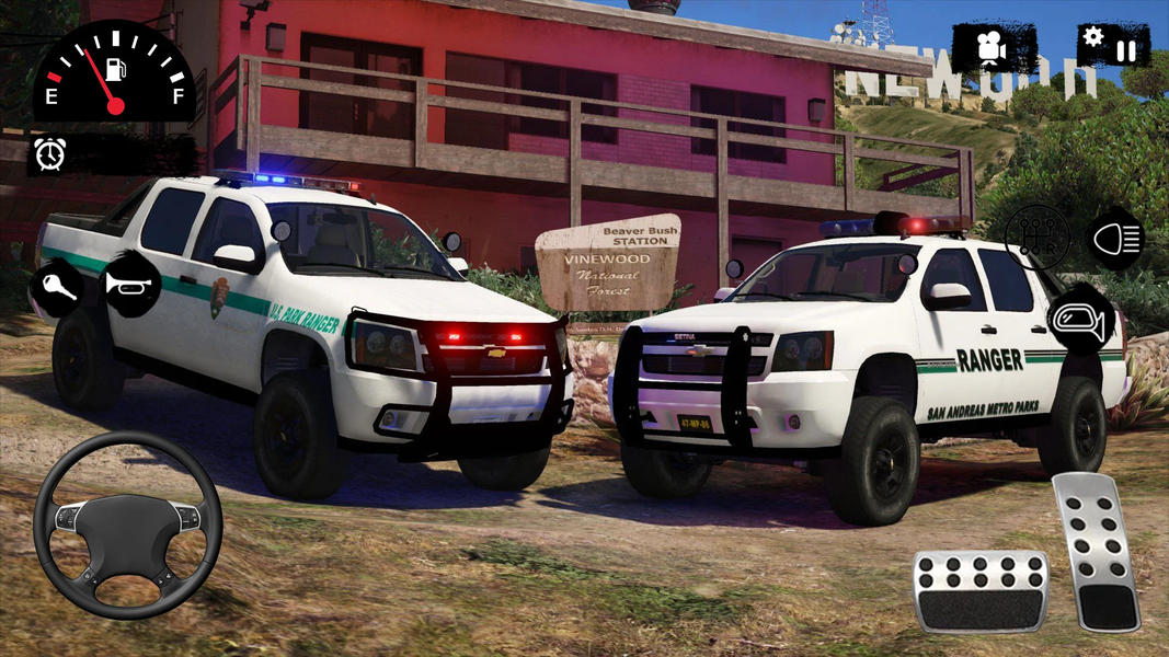 Offroad Police Truck Drive ۳D - عکس بازی موبایلی اندروید