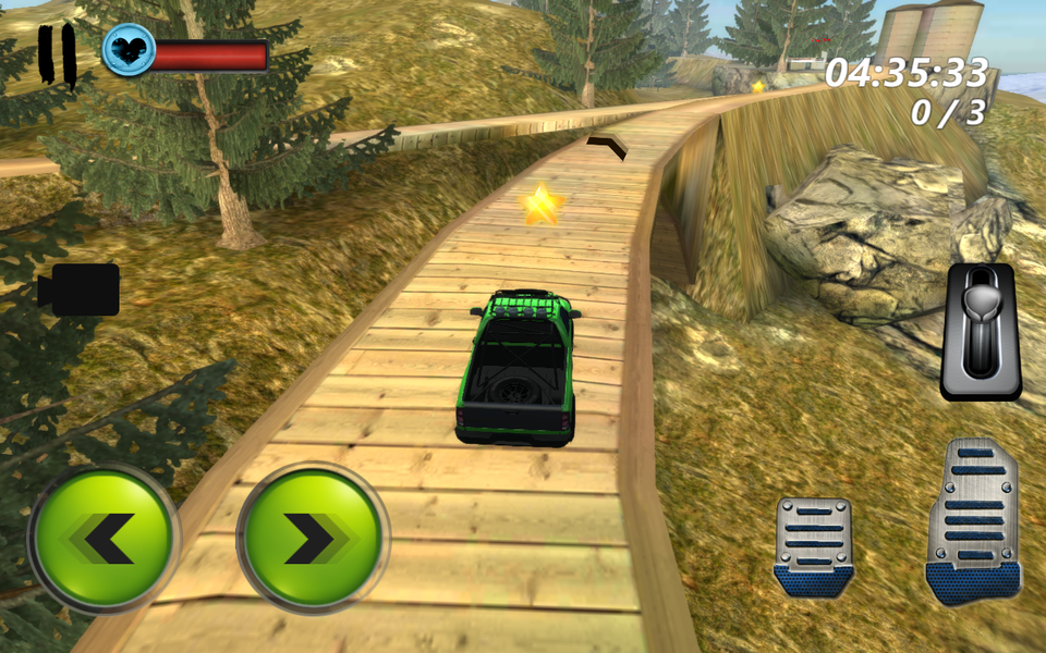 Off Road Truck Hill Driver 3D - Gameplay image of android game