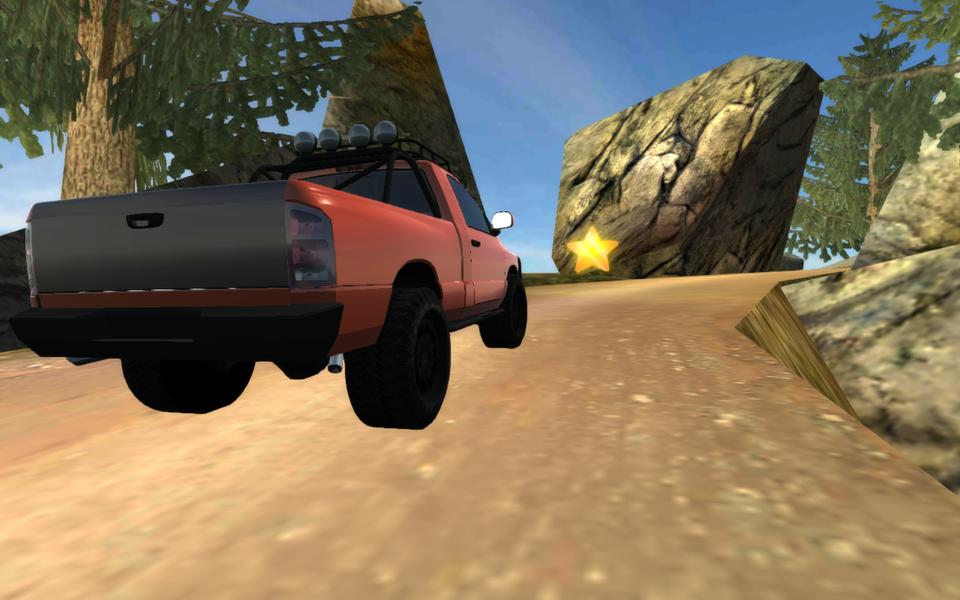 Off Road Truck Hill Driver 3D - Gameplay image of android game