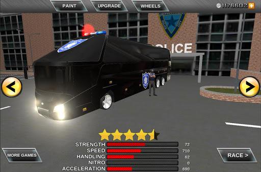 Police bus prison transport 3D - Gameplay image of android game