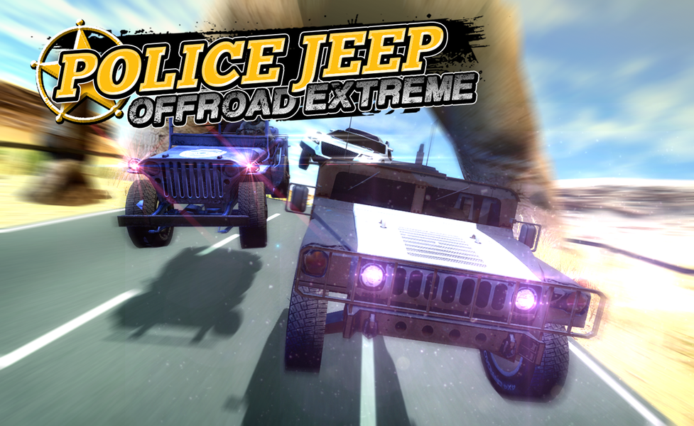 Police Jeep Offroad Extreme - Gameplay image of android game