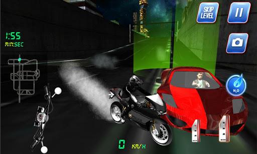 3D Police Motorcycle Race 2016 - Gameplay image of android game