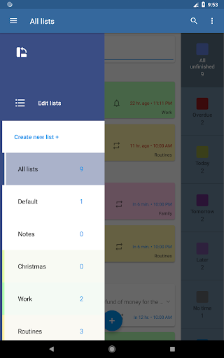 To Do List with Reminder - Image screenshot of android app