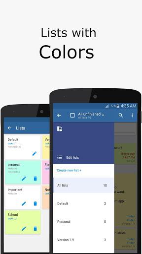 To Do List with Reminder - Image screenshot of android app