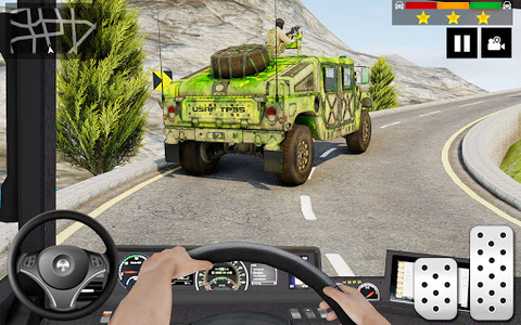 Army Truck Simulator Military Driver Transport Sim - عکس بازی موبایلی اندروید