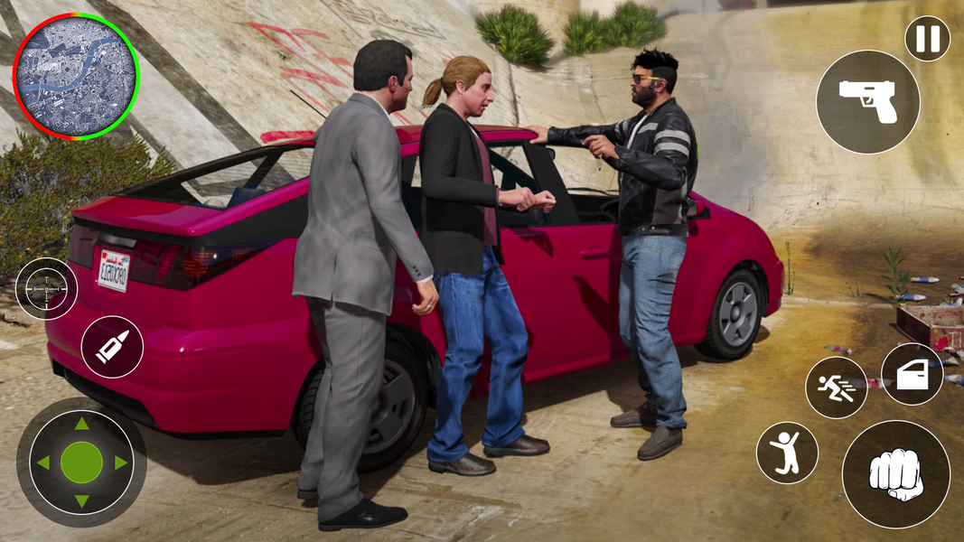 Gangster Crime Simulator Game - Gameplay image of android game