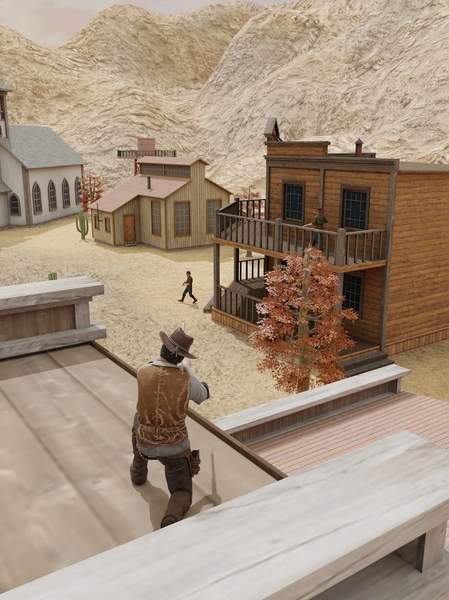 Wild West Sniper: Cowboy War - عکس بازی موبایلی اندروید