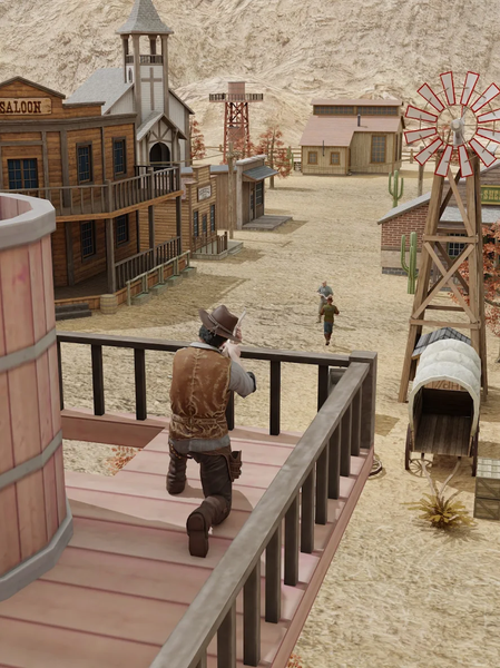 Wild West Sniper: Cowboy War - عکس بازی موبایلی اندروید