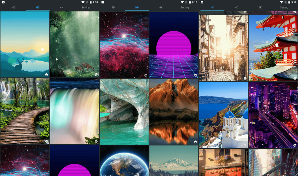 Wallpaper 4K - عکس برنامه موبایلی اندروید