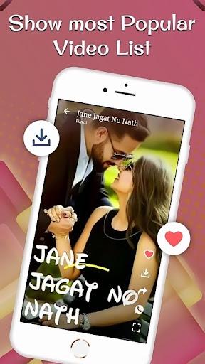 Vidstatus video app download - Image screenshot of android app