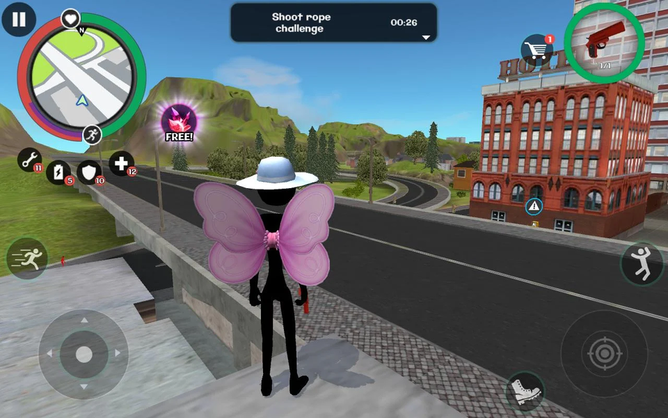 Stick Rope Hero 2 - Gameplay image of android game