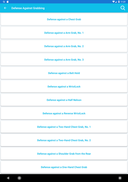 Martial Arts - Self Defense - Image screenshot of android app
