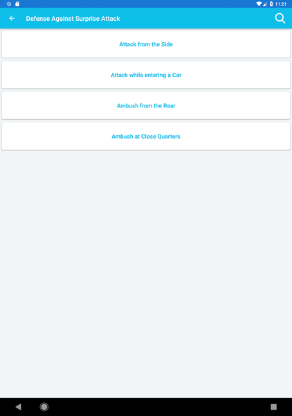Martial Arts - Self Defense - Image screenshot of android app