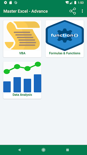 Master Excel - Advance - عکس برنامه موبایلی اندروید