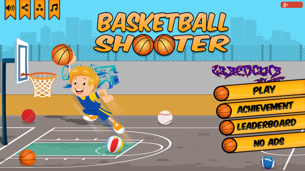Basketball shoot - ball game - Gameplay image of android game